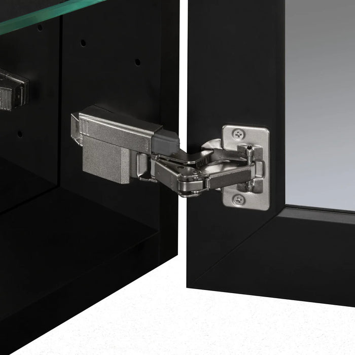 Aluminum Black Medicine Cabinet Black 2