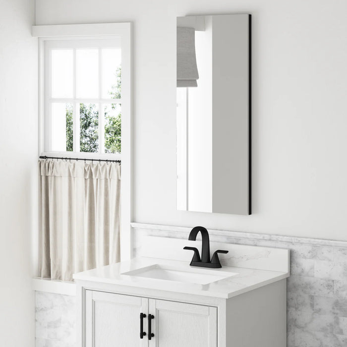 Aluminum Black Medicine Cabinet Black 4