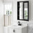 Aluminum Black Medicine Cabinet Black 6