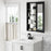Aluminum Black Medicine Cabinet Black 7