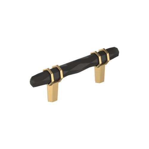 London Zinc Black Bronze / Champagne Bronze Cabinet Pull 1