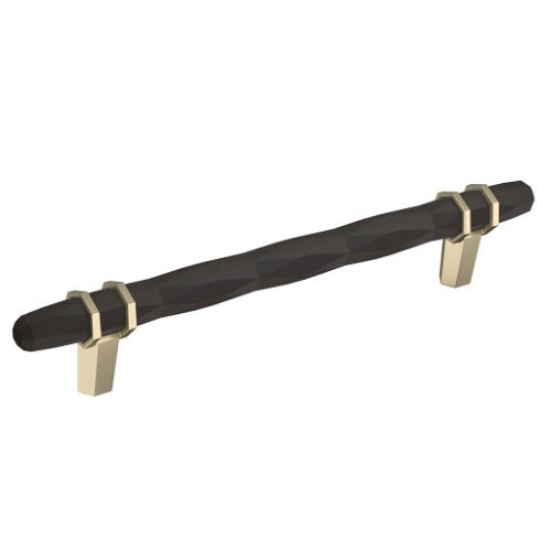 London Zinc Black Bronze / Golden Champagne Cabinet Pull 6
