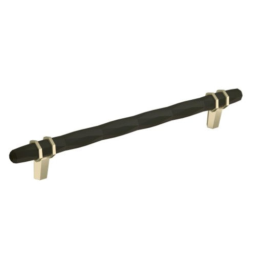 London Zinc Black Bronze / Golden Champagne Cabinet Pull 2
