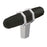 London Zinc Black Bronze / Polished Chrome Cabinet Knob 2