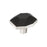 London Zinc Black Bronze / Polished Nickel Cabinet Knob 1