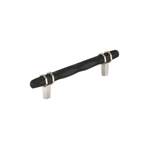 London Zinc Black Bronze / Polished Nickel Cabinet Pull 5