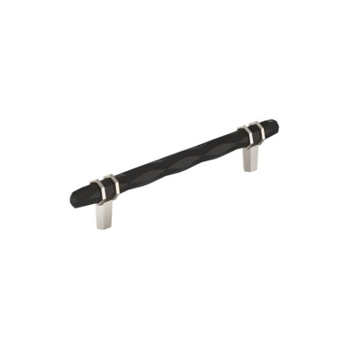 London Zinc Black Bronze / Polished Nickel Cabinet Pull 6