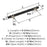London Zinc Black Bronze / Polished Nickel Cabinet Pull 12