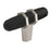 London Zinc Black Bronze / Satin Nickel Cabinet Knob 2