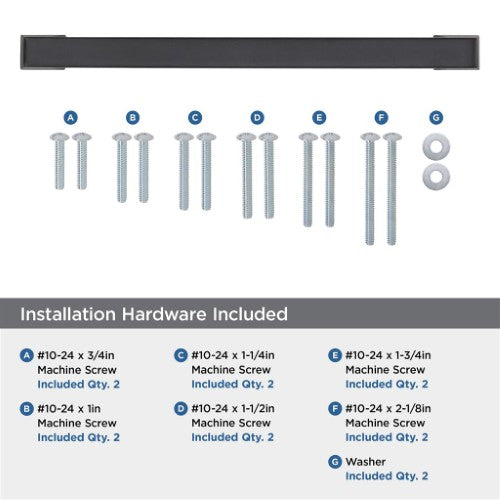 Blackrock Zinc Black Bronze Appliance Pull 9