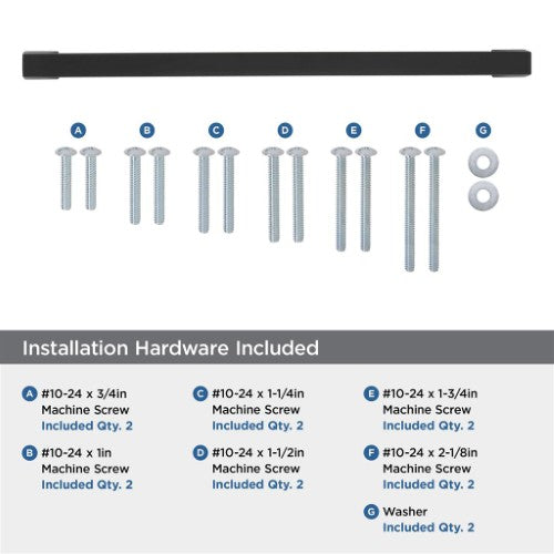Blackrock Zinc Black Bronze Appliance Pull 10
