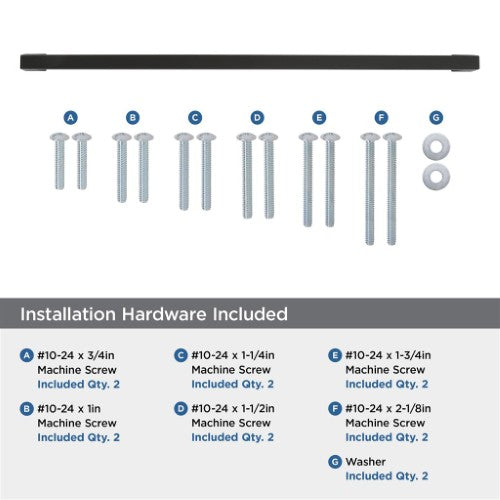 Blackrock Zinc Black Bronze Appliance Pull 11