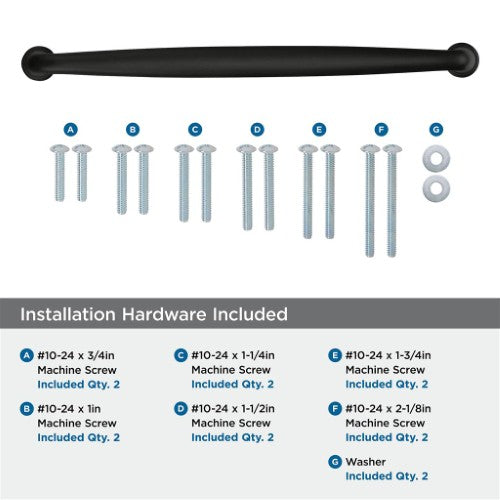 Kane Zinc Black Bronze Appliance Pull 9