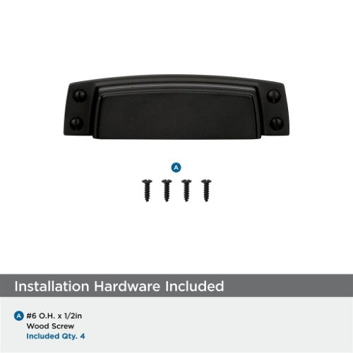 Highland Ridge Zinc Black Bronze Cabinet Pull 8