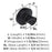 Blackrock Zinc Black Bronze Cabinet Knob 8