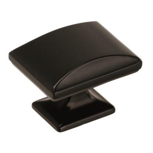 Candler Zinc Black Bronze Cabinet Knob 1