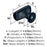 Highland Ridge Zinc Black Bronze Cabinet Knob 4