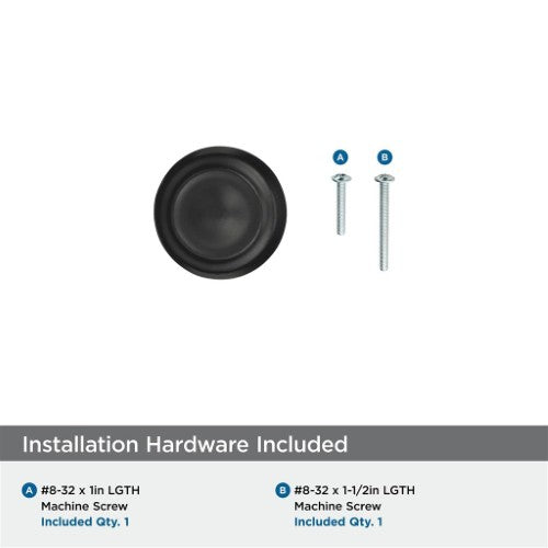 Kane Zinc Black Bronze Cabinet Knob 5