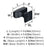 Mulholland Zinc Black Bronze Cabinet Knob 3