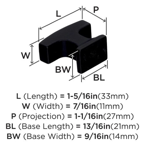 Westerly Zinc Black Bronze Cabinet Knob 2