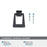 Blackrock Zinc Black Bronze Cabinet Pull 11