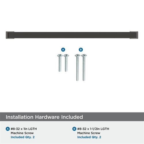 Blackrock Zinc Black Bronze Cabinet Pull 17