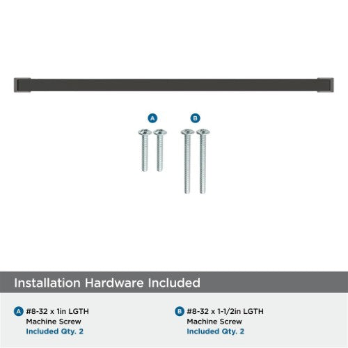 Blackrock Zinc Black Bronze Cabinet Pull 18