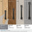 Candler Zinc Black Bronze Cabinet Pull 31