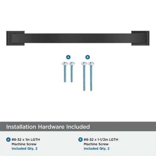 Candler Zinc Black Bronze Cabinet Pull 24