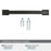 Candler Zinc Black Bronze Cabinet Pull 21