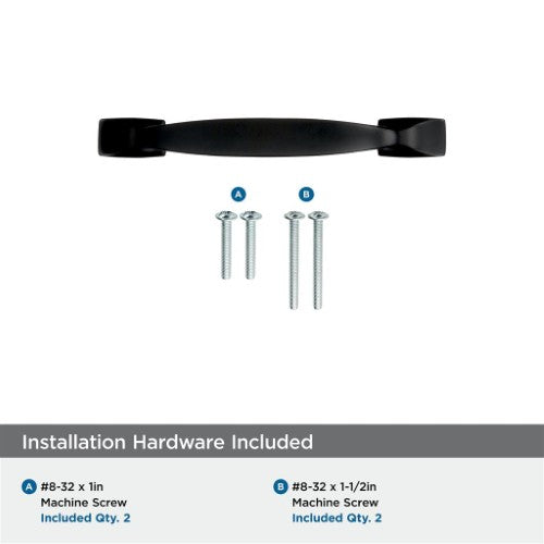 Highland Ridge Zinc Black Bronze Cabinet Pull 35