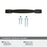 Highland Ridge Zinc Black Bronze Cabinet Pull 36