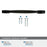 Highland Ridge Zinc Black Bronze Cabinet Pull 40