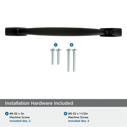 Highland Ridge Zinc Black Bronze Cabinet Pull 40