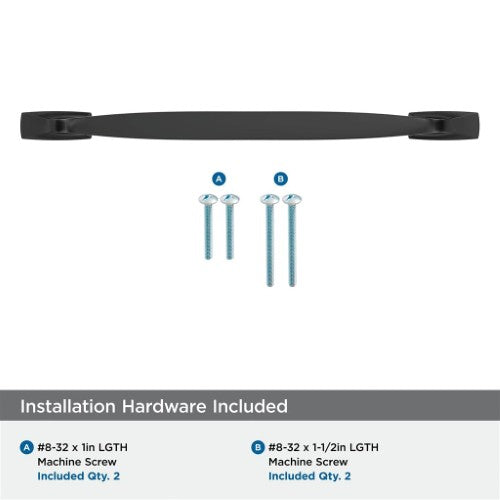 Highland Ridge Zinc Black Bronze Cabinet Pull 15