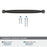 Kane Zinc Black Bronze Cabinet Pull 24