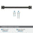 Mulholland Zinc Black Bronze Cabinet Pull 19