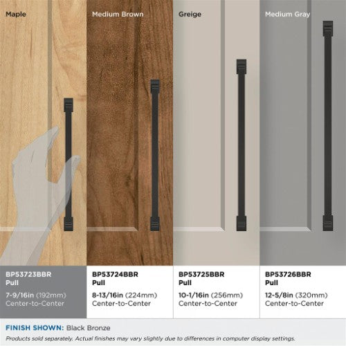 Westerly Zinc Black Bronze Cabinet Pull 28