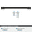 Westerly Zinc Black Bronze Cabinet Pull 22