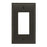 Candler Zinc Black Bronze Wall Plate 1
