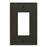Mulholland Zinc Black Bronze Wall Plate 1