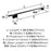 Bronx Zinc & Stainless Steel Black Bronze Towel Bar 6