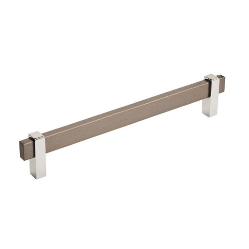 Mulino Aluminum Black Brushed Nickel / Polished Chrome Cabinet Pull 1