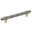 London Zinc Black Chrome / Golden Champagne Cabinet Pull 5