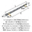 London Zinc Black Chrome / Golden Champagne Cabinet Pull 6