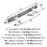 London Zinc Black Chrome / Polished Chrome Cabinet Pull 8