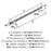 London Zinc Black Chrome / Polished Chrome Cabinet Pull 7