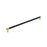 Fairlane Zinc & Leather Black Leather / Champagne Bronze Appliance Pull 3
