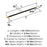 Fairlane Zinc & Leather Black Leather / Champagne Bronze Appliance Pull 6
