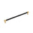 Fairlane Zinc & Leather Black Leather / Champagne Bronze Cabinet Pull 2